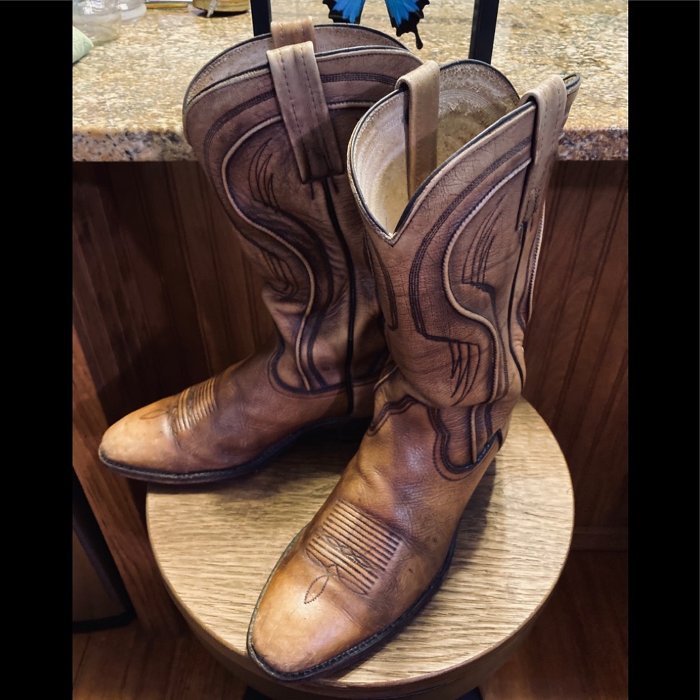 Men's Frye Western Pull On Boots 11D